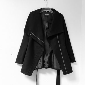 NWT Express Black Coat
